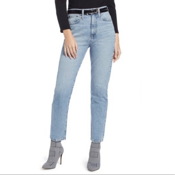 Something Navy Denim - Something Navy High Waisted Boyfriend Jean